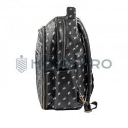 Maleta Mochila Organizadora Barbeiro - Preto/Branco