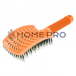 Escova De Pentear Cabelo E Desembaraçar Raquete Profissional - Laranja