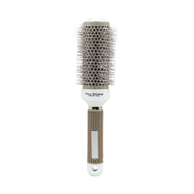 Cepillo redondo Nano Technology-Ceramic+Ionic - 045 - Blanco/Gris