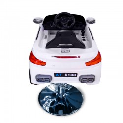 Coche Barbería Infantil, BMW Concept 12V salón para niños y niñas, coche eléctrico doble m