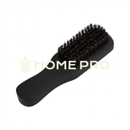 Cepillo de barba con mango de madera, peine de barba de mango largo para hombres, cepillo