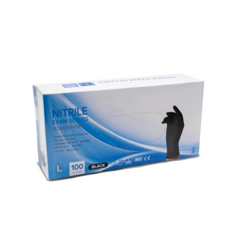 Guantes de nitrilo guantes desechables sin látex sin polvo texturas guantes de trabajo seg