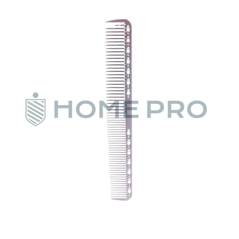 Peine Metalico De Aluminio Para Barberos - 15 Cm - Plata