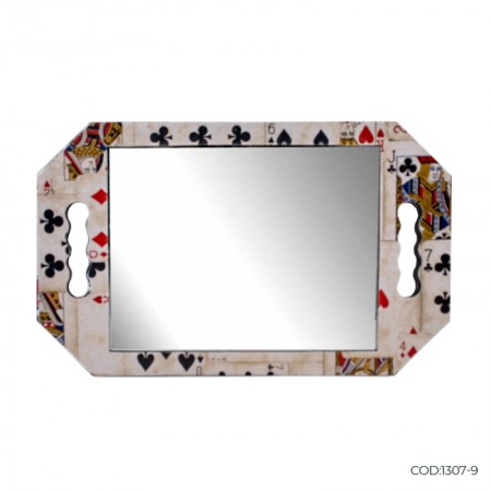 Espejo de peluquería Espejo de mano de peluquero Salón de belleza 40x25cm