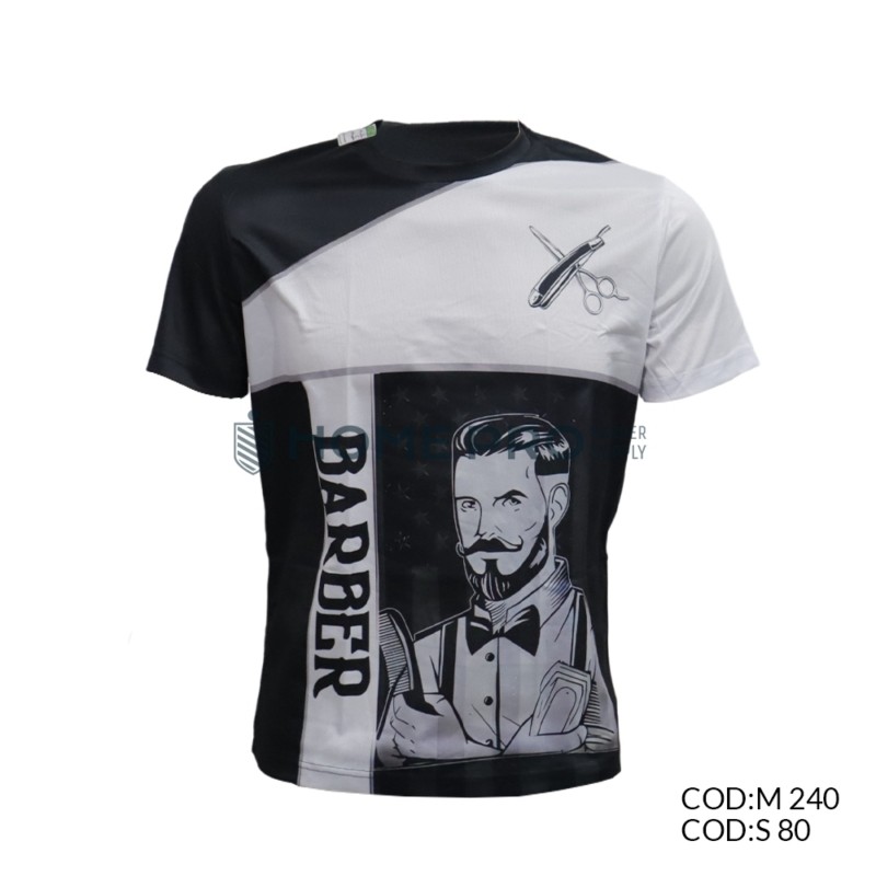 Remera para barbero tamaño p