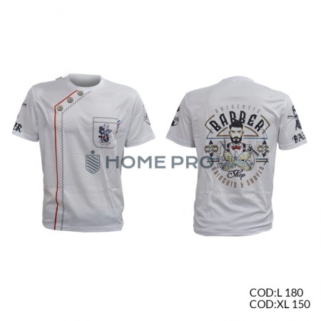 Camiseta de barbeiro tamanho xl