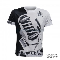 Remera para barbero tamaño m