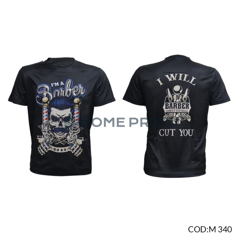 Remera para barbero tamaño m