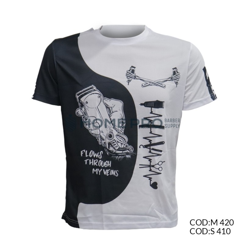 Remera para barbero tamaño p