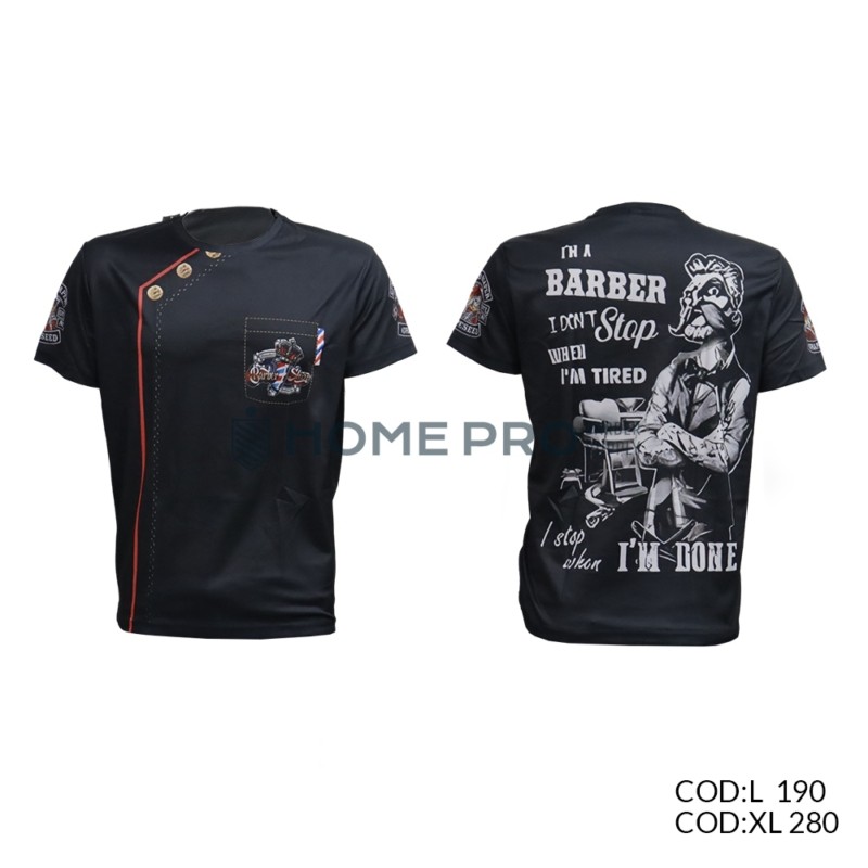 Remera para barbero l