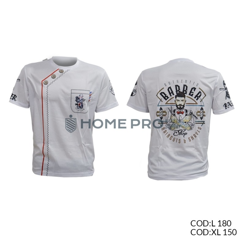 Remera para barbero tamaño l
