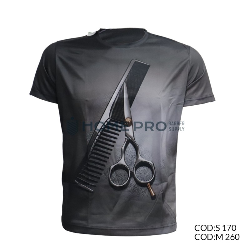 Remera de barbero tamaño s