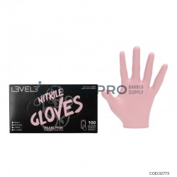 L3vel 3 luvas nitrile glove pink tamanho p