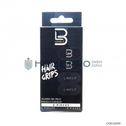 Grips para el cabello con velcro L3VEL 3 4 unidades