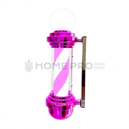 Barber Pole Pink Lady Giratorio iluminado 68x19cm 220V