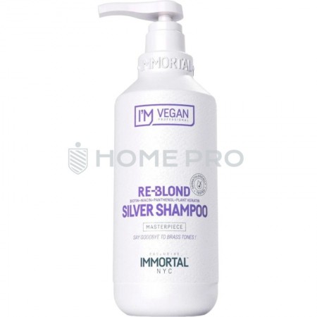Shampoo Matizador Prateado Immortal NYC I’m Vegan Re-Bond - 500ml