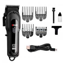 Máquina de cortar cabelo Wmark Clipper 122 - Preta