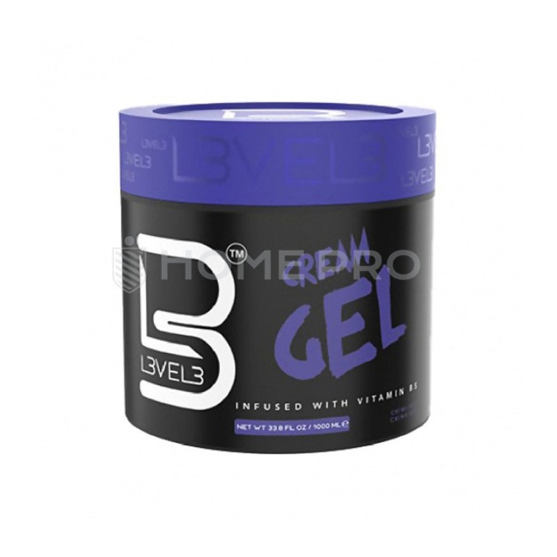 Creme gel L3vel 1000ml vitamina b5