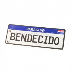 Chapa Decorativa Bendecido