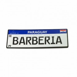 Placa decorativa para barbearia
