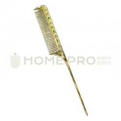 PENTE LMPRO 24 EM METAL DOURADO, 20 CM