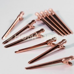 Clipe de aço LMPRO, 12 unidades, cor Rosa, 9,5 cm