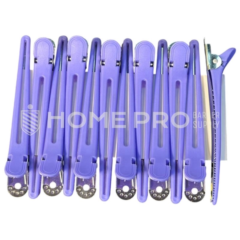 CLIPE DE CABELO LMPRO HAIR CLIP COR LILÁS CROC 12PCS 3566