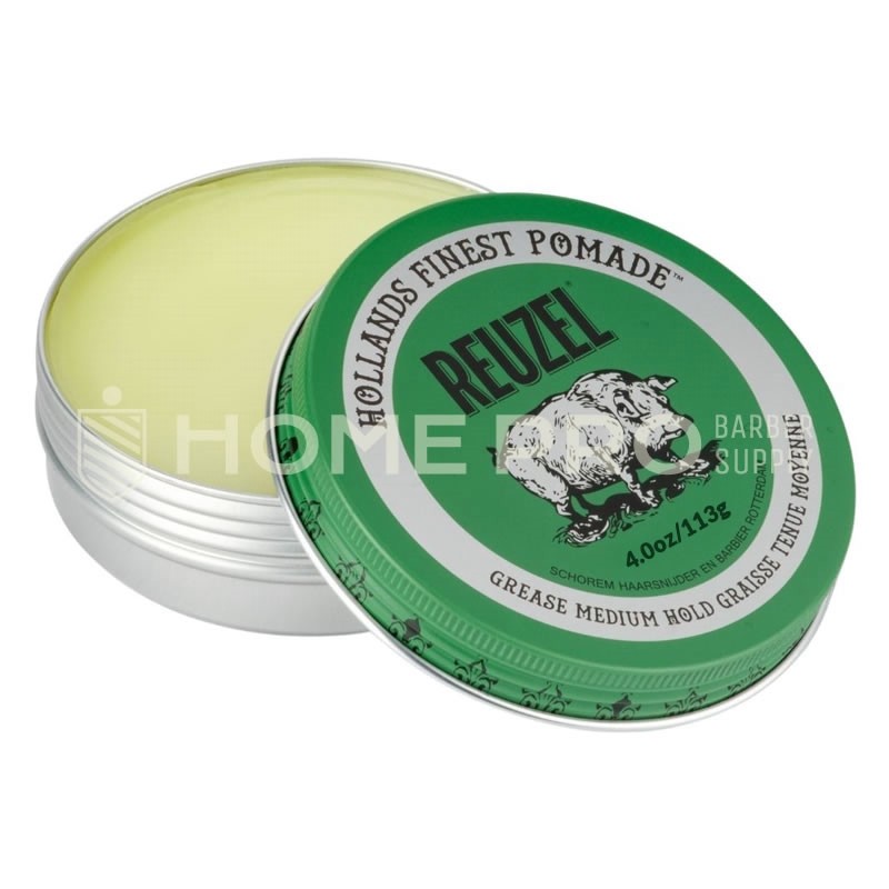 Pomada Verde Grasa Fijación Media - Reuzel - 113g