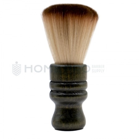 Brocha Peluquero Mango de Madera - Verde